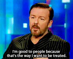 Ricky Gervais on being an atheist. (x)