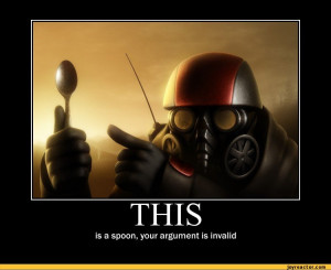 THISis a spoon, your argument is invalid,funny pictures,auto