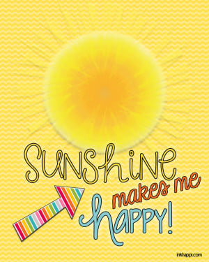 sunshine makes me happy”——–>> JPEG or PDF
