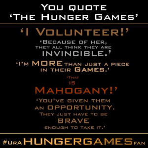 Hunger games quotes... 