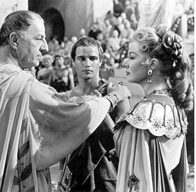 Caesar and Calpurnia in a film of his life Calpurnia, Caesar's last ...