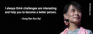 Tags: Aung San Suu Kyi Quotes Challenge