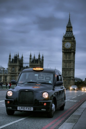 You know you're truly in London when you ride in one of these....yes ...