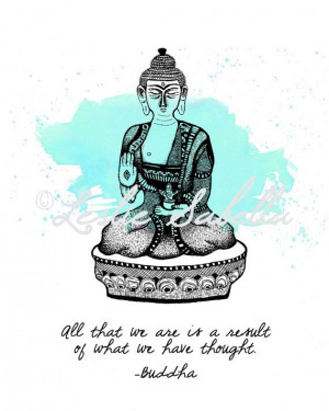 Buddha Quote White 8x10 Metallic Print by LeslieSabella on Etsy, $20 ...
