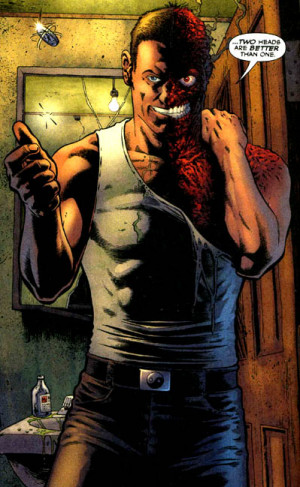 above is two face a taoist yes and no in this picture we see two face ...