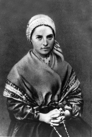 St Bernadette grew up uneducated, undernourished and asthmatic