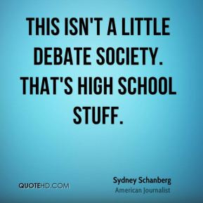 High School Debate Quotes