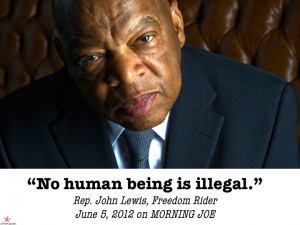 Rep.John Lewis, Freedom Fighter, speaks the truth this morning on TV