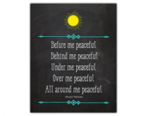 Native American art - peaceful art - inspirational quote printable ...