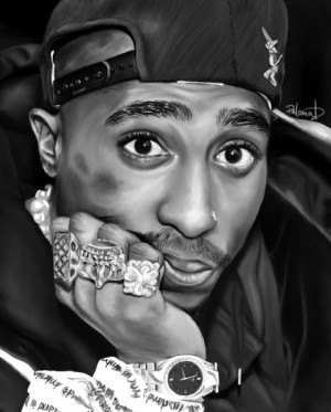 ... hip hop rap My art best RIP 2pac Tupac thug life legend shakur hiphop
