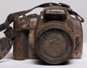 What a Canon Rebel XT DSLR Looks Like After 3 Years in a Muddy Creek