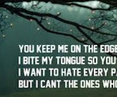 Biting My Tongue Quotes