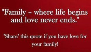 love all my family both blood & non-blood related