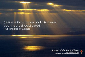 Re: St. Therese quotes