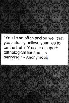 Compulsive Liar Quotes. QuotesGram