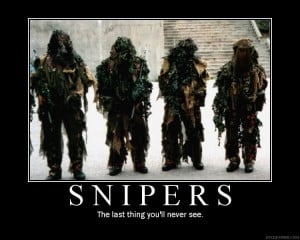 Funny Military Sniper Quotes Vision strike wear military