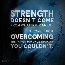 strength comes from within