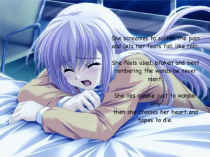 Anime Girl Crying Quotes