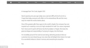 ... Quotes ~ Steve Jobs: Apple pays tribute to his 'extraordinary life' on