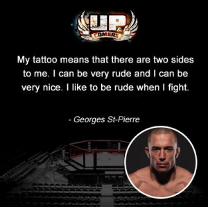 The mystery behind the tattoo of Georges St Pierre #MMA