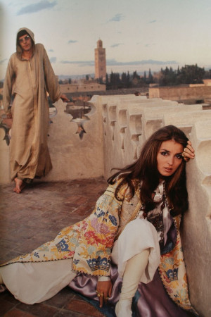 Talitha and John Paul Getty photographed by Patrick Lichfield 1970