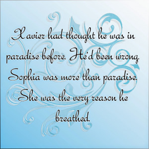 Xavier is such a sweet character. He spent his whole life working ...