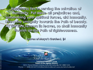 Service Triangles Planetary Service of Creative Meditation Happiness ...