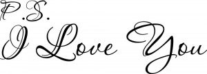 love you in cursive letters
