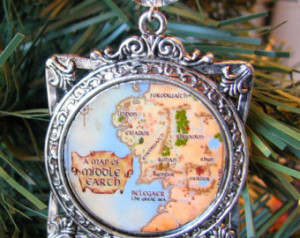 Handmade Middle Earth Hobbit Lord o f the Rings Theme Ornament ...