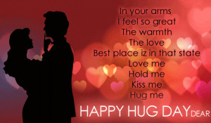 Hug Day Wishes, SMS and Quotes 2014 for your Boy Girl Friend