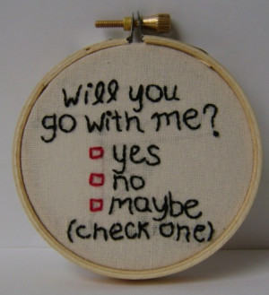 will you go out with me quotes