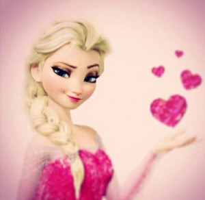 ... frozen, girls, hearts, livelife, love, movie, pink, princess, quotes