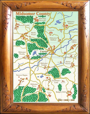 midsomer murders map