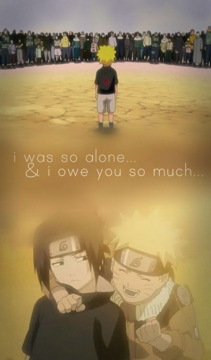 This is one of the first bonds I've ever had. #naruto #sasuke