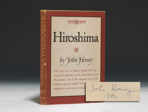 John Hersey - Hiroshima - First Edition - Signed | Bauman Rare Books