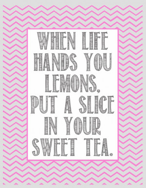 Free art: When life hands you lemons, put a slice in your sweet tea ...