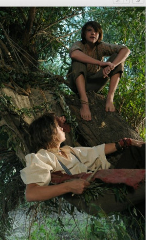Joel Courtney and Jake T. Austin in Tom Sawyer & Huckleberry Finn ...