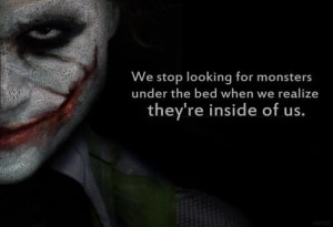 joker, monster, quote, text