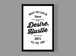 Desire & Hustle Custom Poster - Don Zimmer Quote - A reminder ...