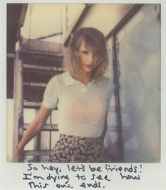 Taylor Swift Polaroid 3- Blank Space #1989