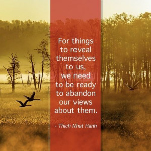 Abandon Predetermined Views