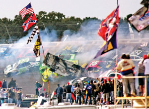 Tony Stewart Nascar Massive Crash At 2012 Talladega Video
