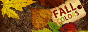 Fall Colors Quote Facebook Cover
