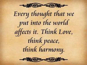 Love, Peace and Harmony