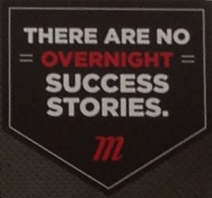 Sign hanging in Ripken Experience store