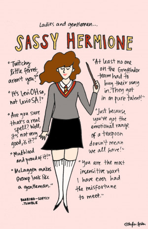Sassy Hermione for coffeeandadreamtogo ! (by Tyler Feder )