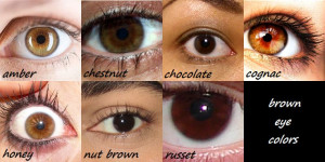 This brown eye color chart is a great reference for #writers. If you ...