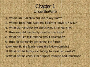 The Circuit by Francisco Jimenez Study Guide in PowerPoint