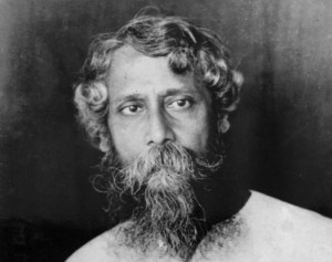 Portrait of Gurudev Rabindranath Tagore.
