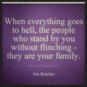 Family will always be there for me 